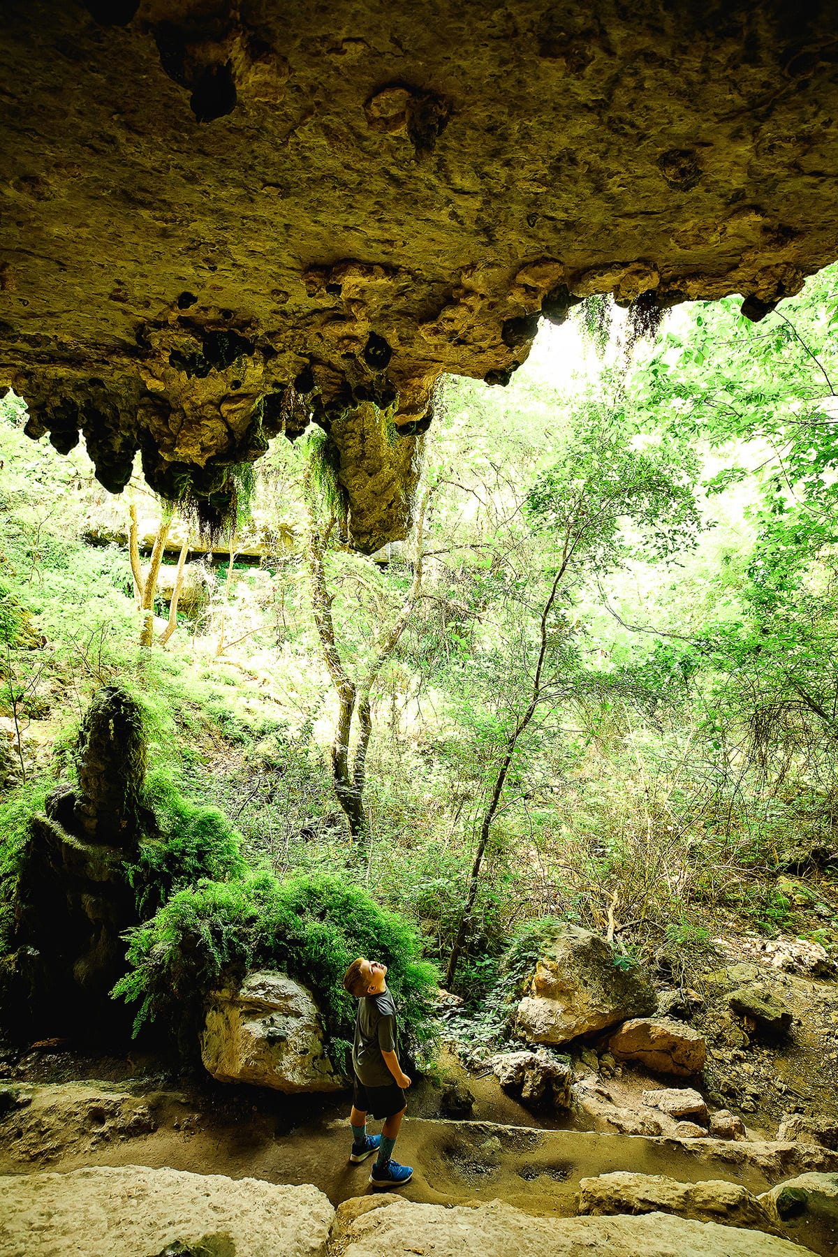 Reimer's Ranch climber's cavern Dripping Springs, Texas