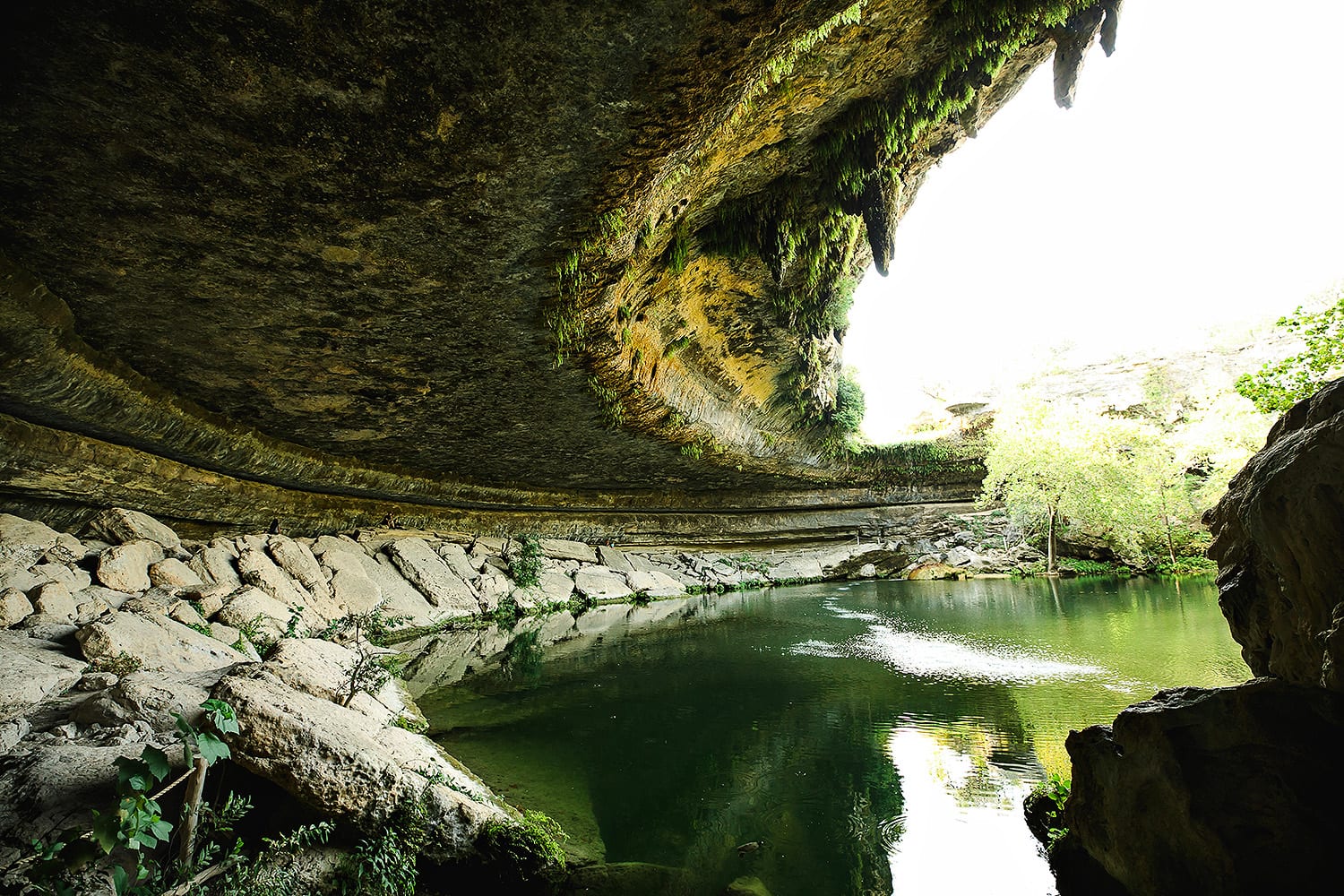 Hamilton Pool grotto Dripping Springs, Texas photo by Lauren Clark Photography