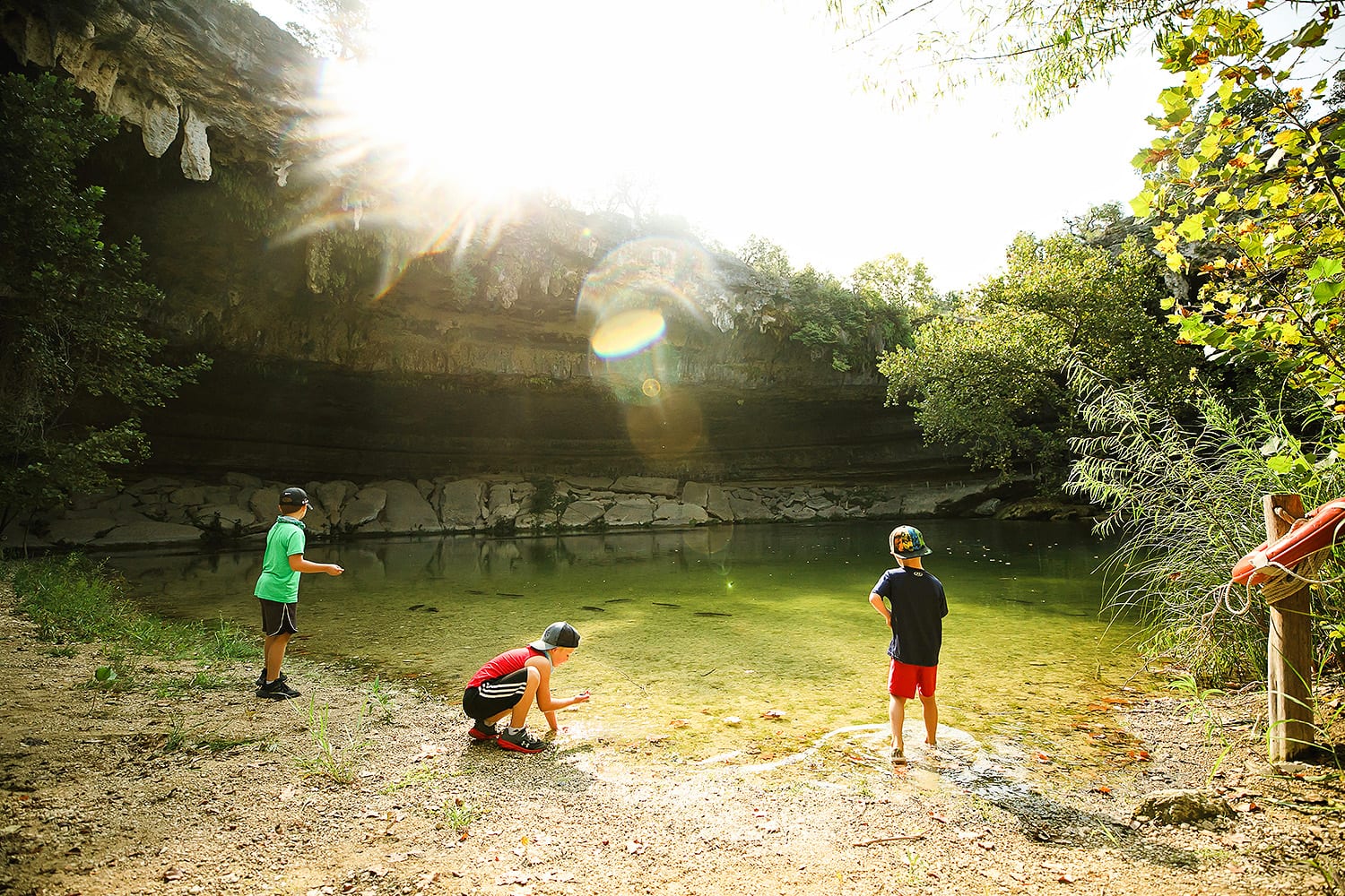 Hamilton Pool grotto Dripping Springs, Texas photo by Lauren Clark Photography