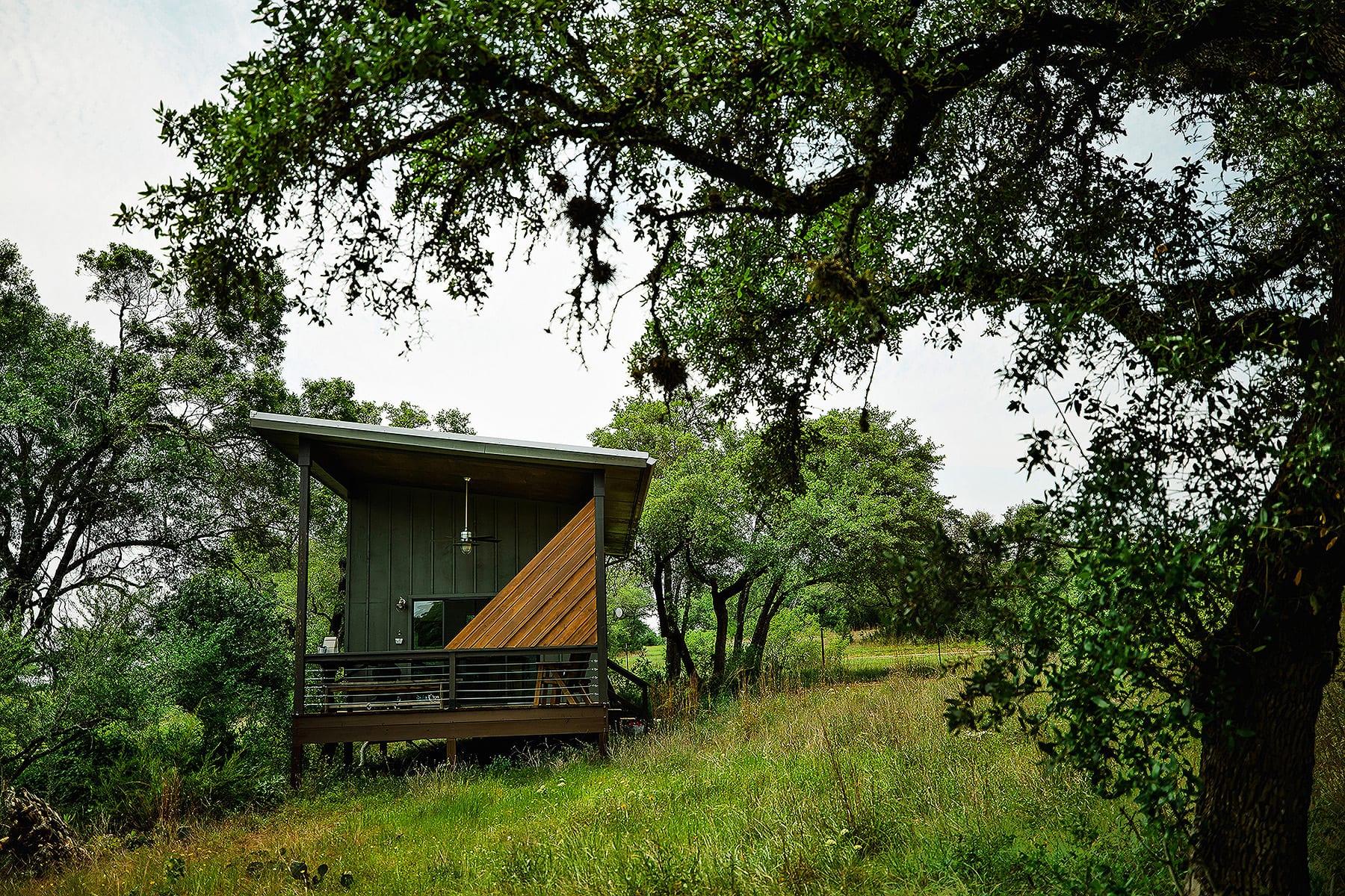 Wanderin Star Farms Cabin exterior 
 Dripping Springs, Texas