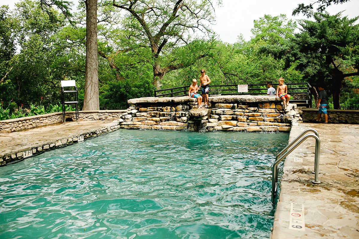 Krause Springs swimming pool