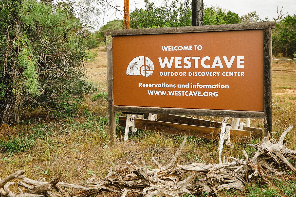 Westcave Preserve Dripping Springs sign