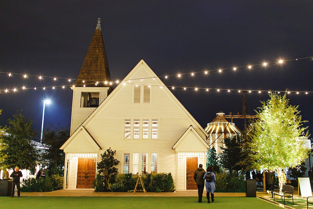 Magnolia Realty event at the Magnolia Silos in Waco, Texas chapel