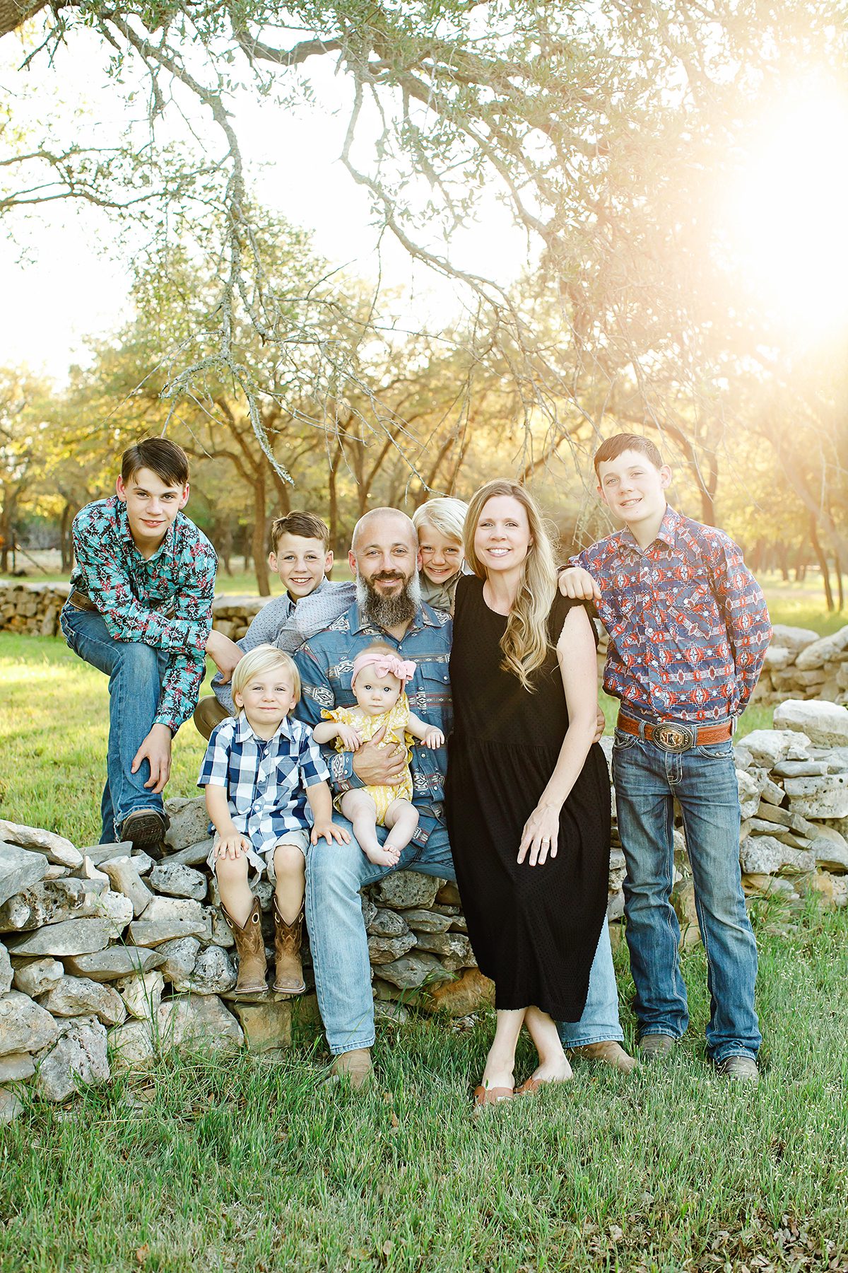 Jared Kinchen family Dripping Springs