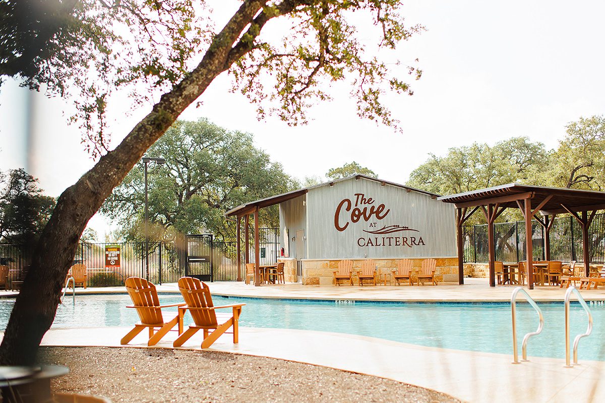 Caliterra Dripping Springs pool at The Cove
