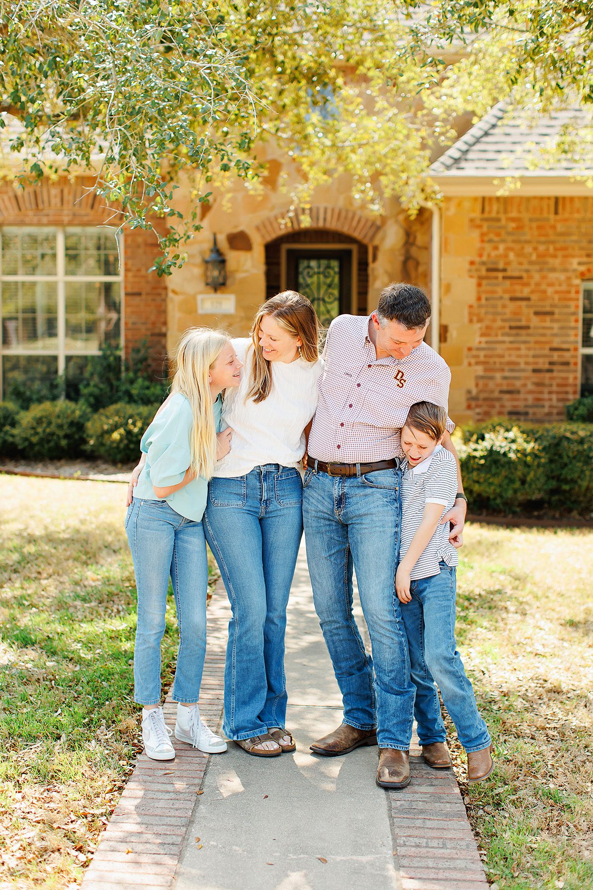 Rob McClelland and family in Dripping Springs, Texas he is running for school board of DSISD