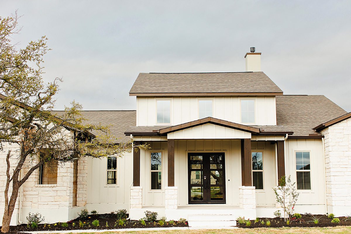 Transitional modern home in Bunker Ranch Dripping Springs, Texas 