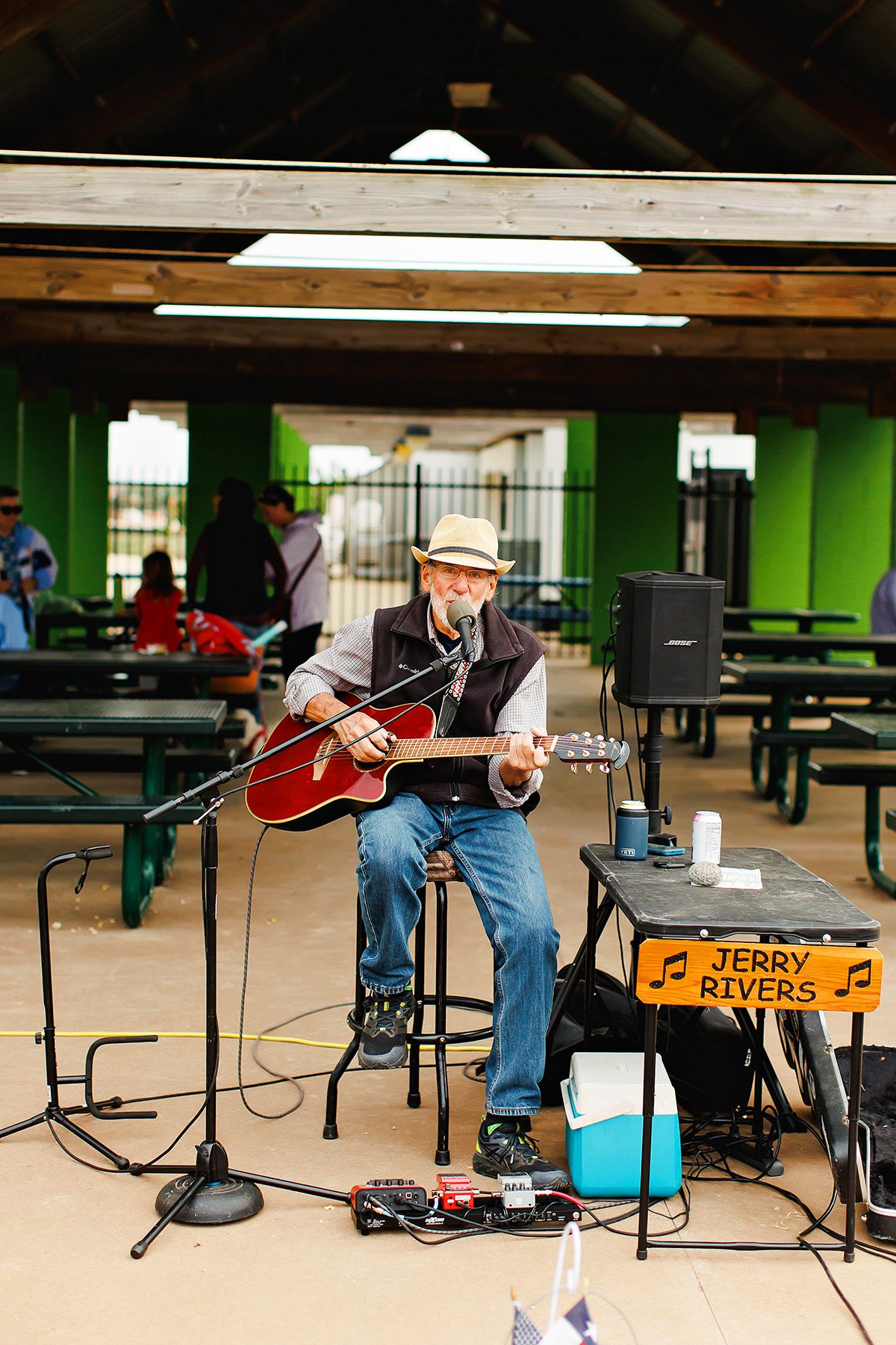 Jerry Rivers at Dripping Springs Farmer's Market at Founder's Park