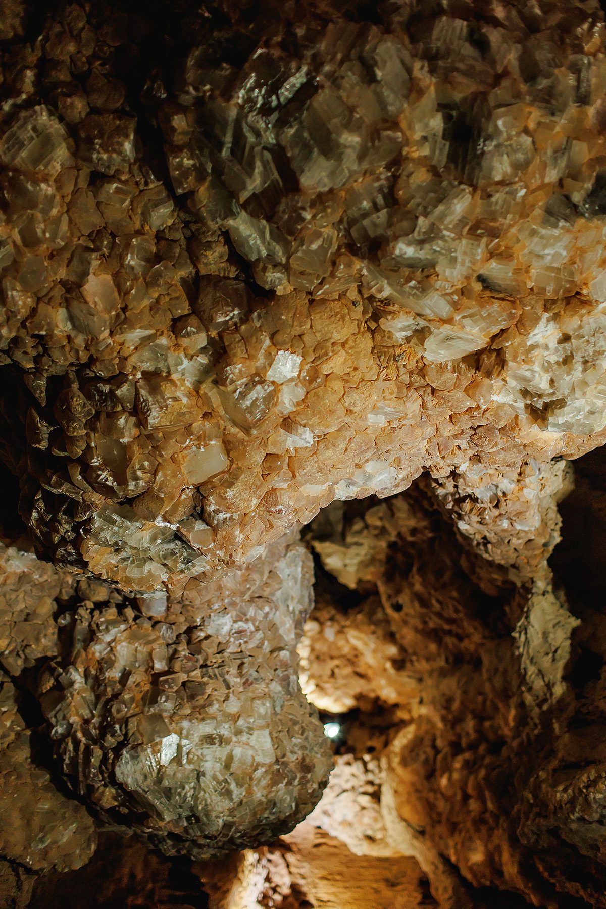 Longhorn Cavern State Park Burnet Texas crystal room