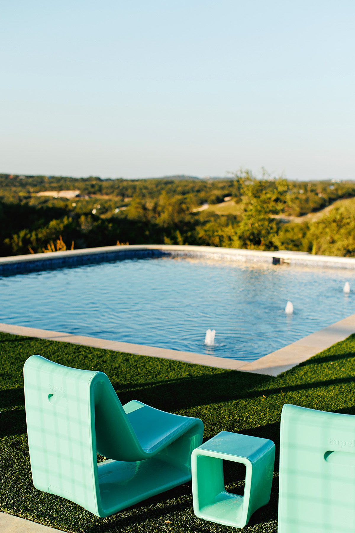 The Fitz RV Resort pool in Dripping Springs, Texas
