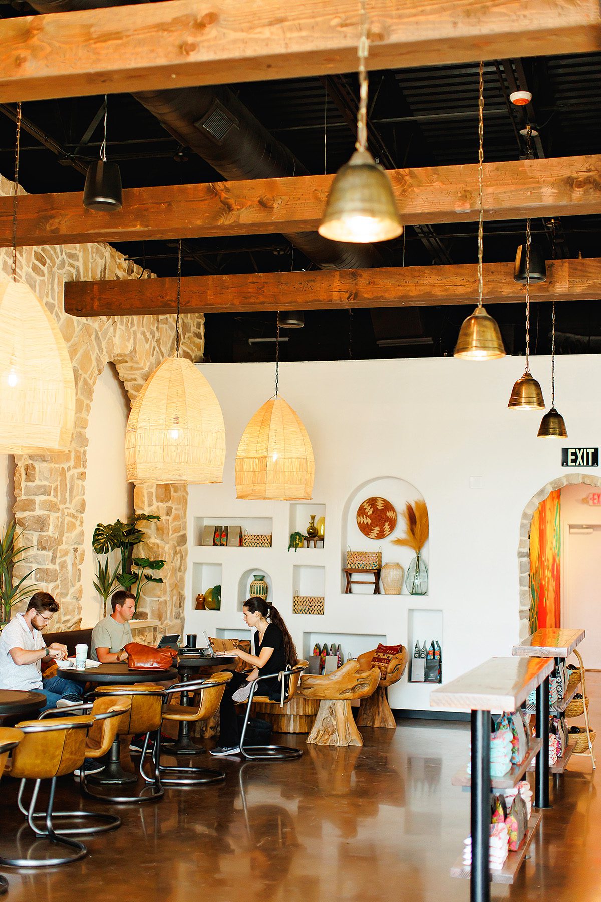 Rootline Coffee Company interior Dripping Springs