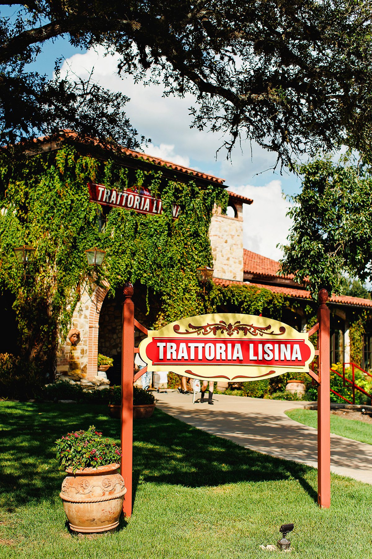 Trattoria Lisina at the Duchman Family Winery in Driftwood Texas