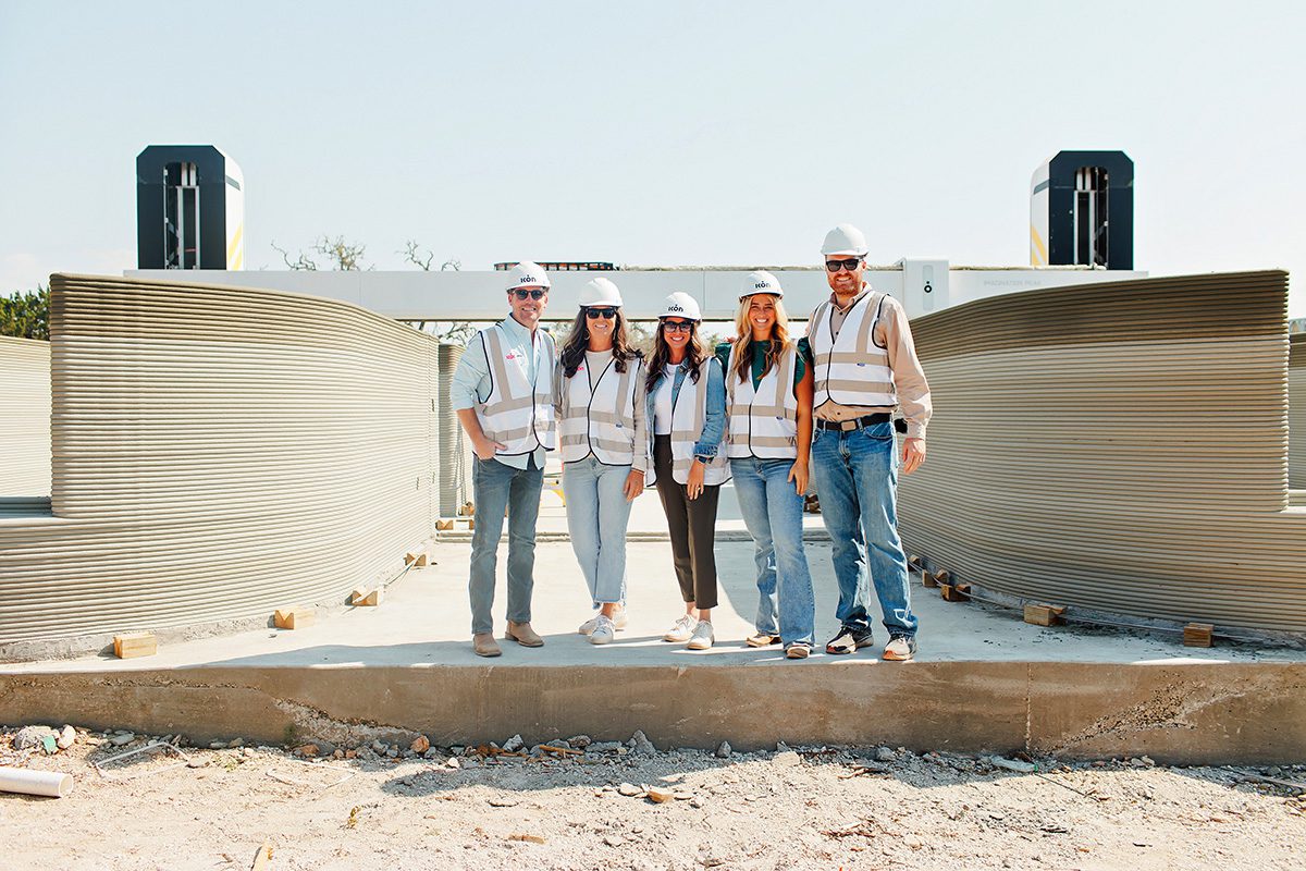 Icon 3D Printed homes in Wimberley Springs Texas Lauren Clark with Magnolia Realty Austin Hill Country team from Dripping Springs, Texas